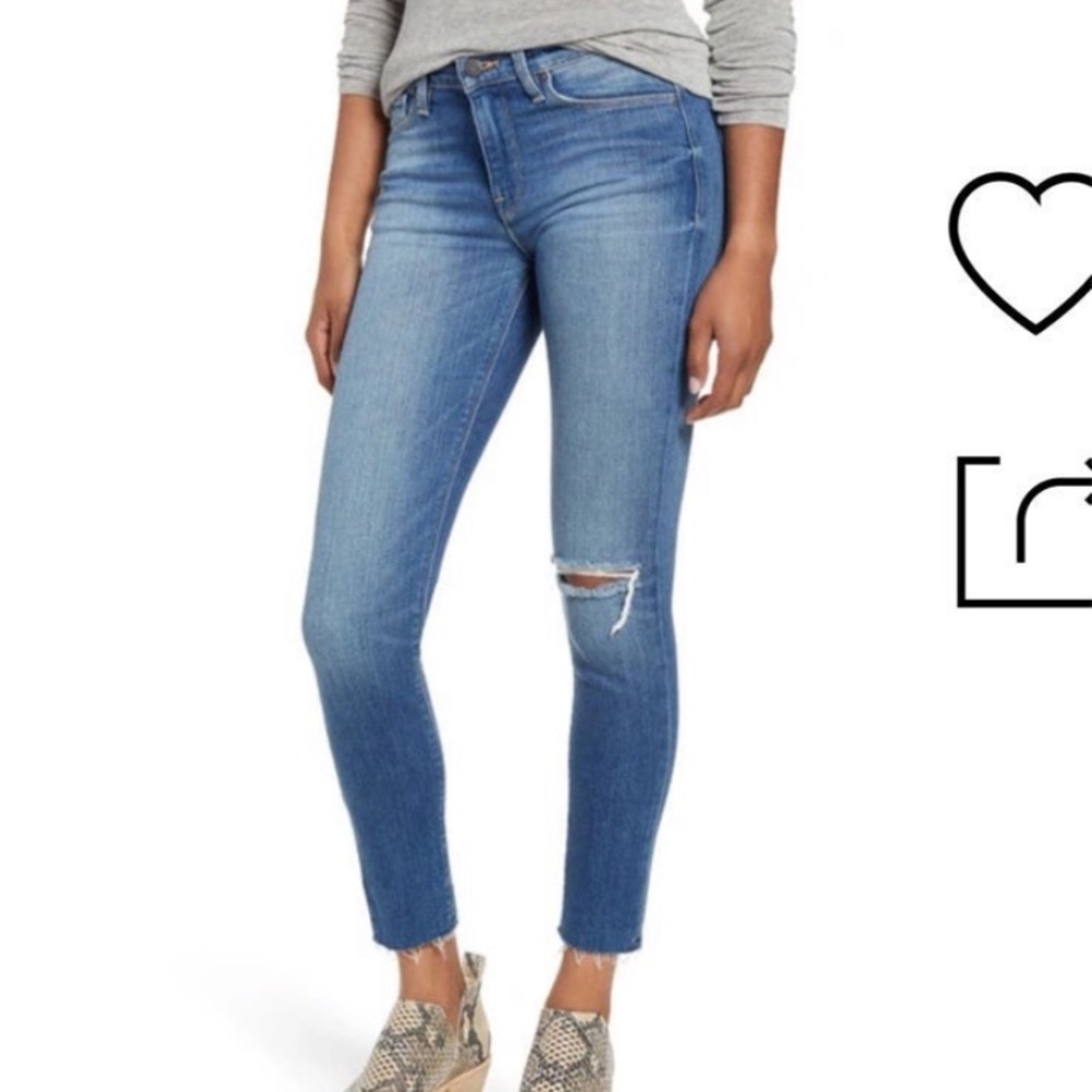 NWT Hudson Nico Midrise Super Skinny Ankle Jeans in Haverford Women’s Size 32